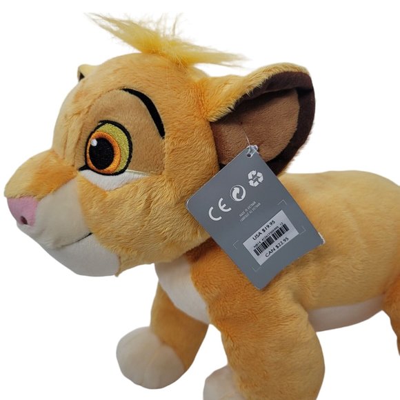 The Lion King SIMBA CUB Plush Stuffed Animal Doll Toy Gift Boy Girl Disney Store - Picture 3 of 8
